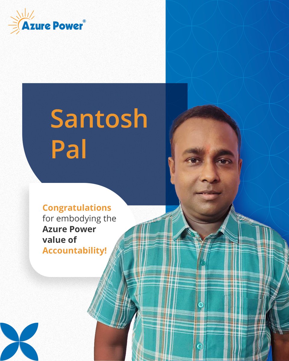 Celebrating Santosh Pal for truly embodying one of our core values - Accountability! Through his hard work and commitment to resolving critical challenges, Santosh has demonstrated what it truly means to take ownership and deliver impactful results.
#EmployeeSpotlight