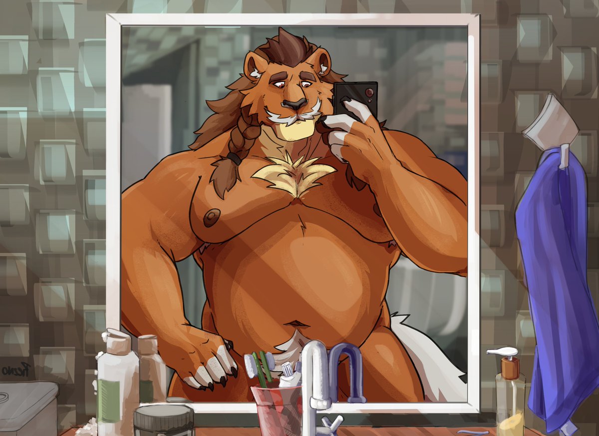 What two years in a relationship can do to you...
Still hot though. 

Artwork for: <a href="/HarisGPose/">Adwian | @svenach.bsky.social</a> 💖