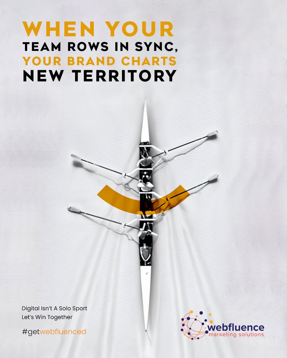 WebF_Official's tweet photo. When strategy, creativity, and execution move in sync  brands don’t just grow, they lead. At Webfluence, we’re not just your agency. We’re part of your crew. Let’s chart new territories, together.

👉 #GetWebfluenced https://t.co/H7ugjjqzxk