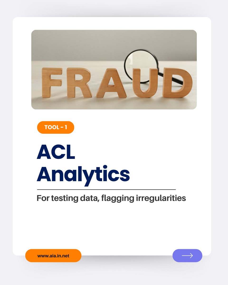 AcademyAudit's tweet image. The future of internal audit is all about mastering the tech that turns data into insights. because in today&apos;s digital world, tools are the most in-demand skill by top recruiters.

🔗 Get hands-on experience in CFE in just 30 Days with AIA.

#AuditTechnology #CIAIndia #big4 #AIA