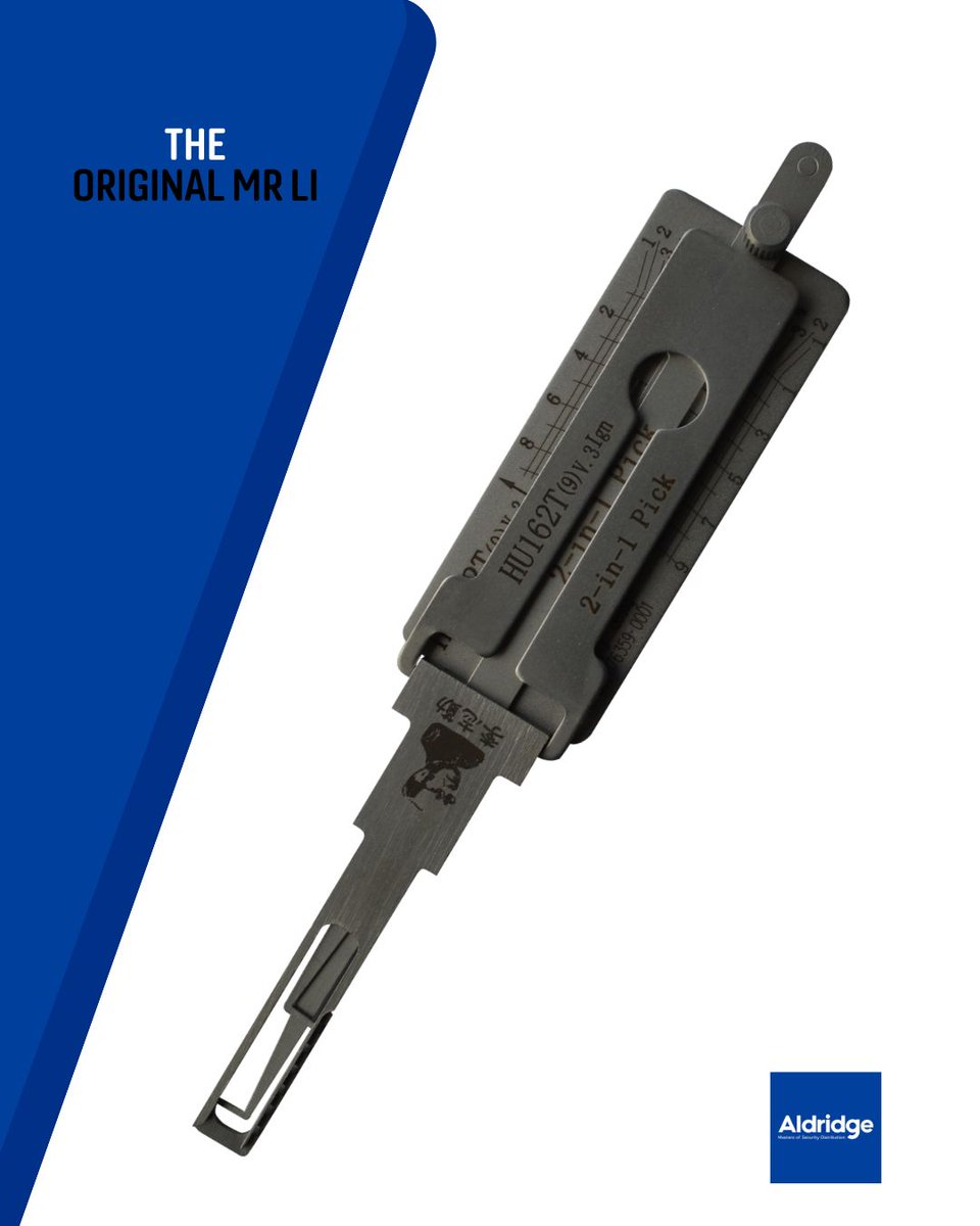 AldridgeSec's tweet image. 🔧 Precision picks. Trusted tools.

The Original Mr Li range gives auto locksmiths the edge:
✔️ Genuine pick &amp;amp; decode tools
✔️ Popular vehicle coverage
✔️ Built for roadside reliability

🛒 aldridgesecurity.co.uk/brands/page/vi…

#MrLiTools #AutoLocksmithGear #LockPickTools  #TradeOnly