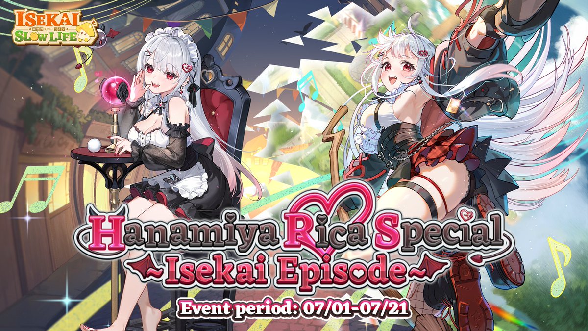 Isekai: Slow Life X Hanamiya Rica! - Exciting events will begin on July 1st!

Stream with Hanamiya Rica and become the popularity king in Isekai!