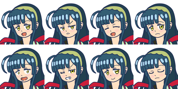 nthn_vocakong2's tweet image. #今月描いた絵を晒そう 
ツクール制作の為に東北ずん子関連のキャラを描いてました。
暫くはオリキャラ描けないし音声合成キャラ240キャラも描く道のりは長い…
