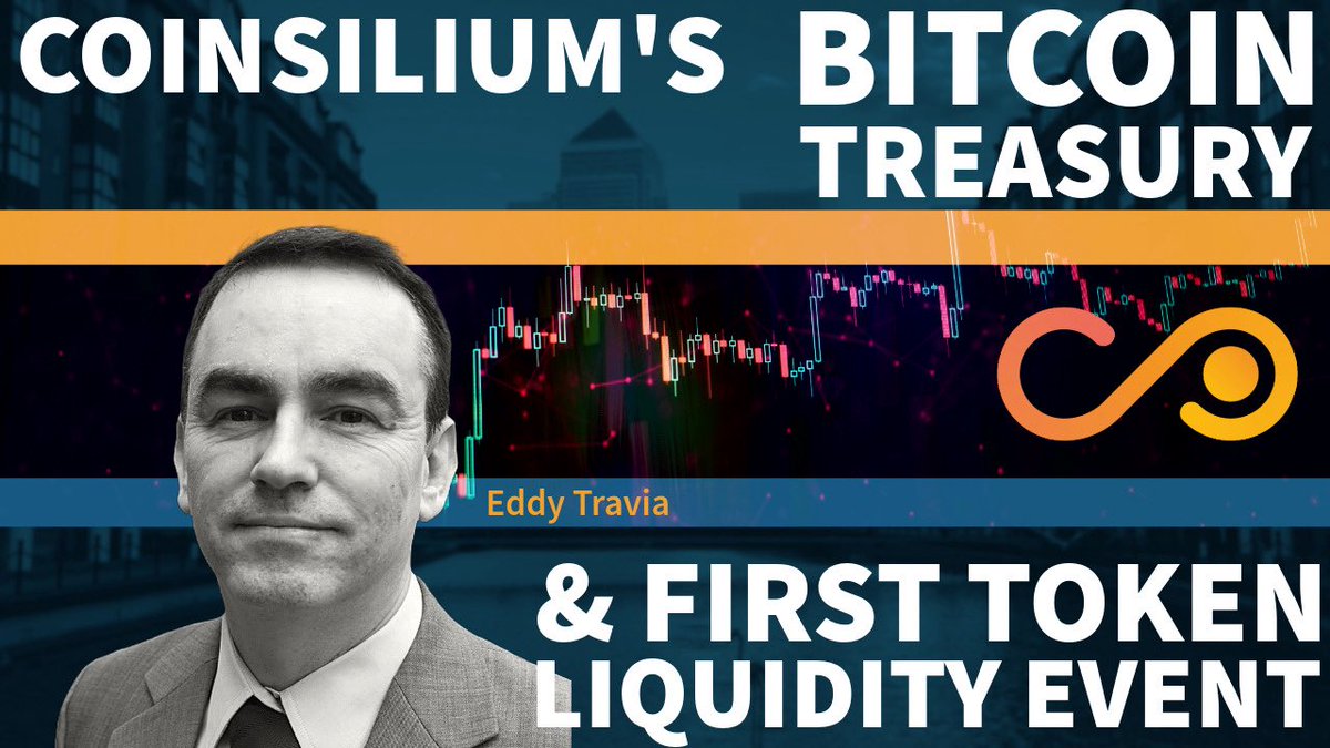 StockBox🎙️📈📽️ (@stockboxmedia) on Twitter photo Bitcoin Treasury from Coinsilium & Crypto Liquidity Event on Horizon
<a href="/StockBoxMedia/">StockBox🎙️📈📽️</a> spoke to Eddy Travia, CEO and co-founder of <a href="/CoinsiliumGroup/">Coinsilium</a> , about the company’s performance and strategic direction in 2024.
Watch below ⬇️
youtu.be/GYl51sOOTO4
➡️ Despite broader market Bitcoin Treasury from Coinsilium & Crypto Liquidity Event on Horizon
<a href="/StockBoxMedia/">StockBox🎙️📈📽️</a> spoke to Eddy Travia, CEO and co-founder of <a href="/CoinsiliumGroup/">Coinsilium</a> , about the company’s performance and strategic direction in 2024.
Watch below ⬇️
youtu.be/GYl51sOOTO4
➡️ Despite broader market