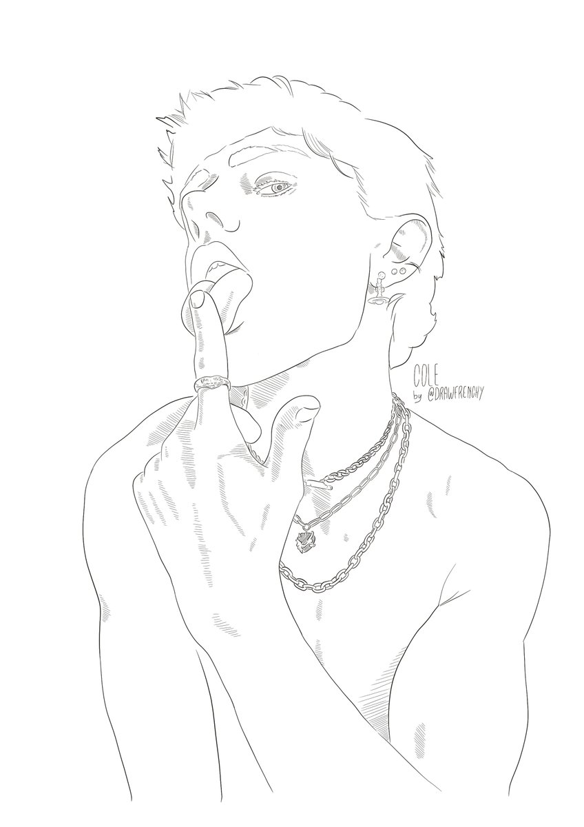 From all the nude pics of <a href="/cole_ccw/">🅰️KFutoshi💯💘Cole Chris Archives👀🌈💎 🦋🐶</a> to use as a reference, I picked this cheeky portrait… no regrets! ⛓️

Who's next?