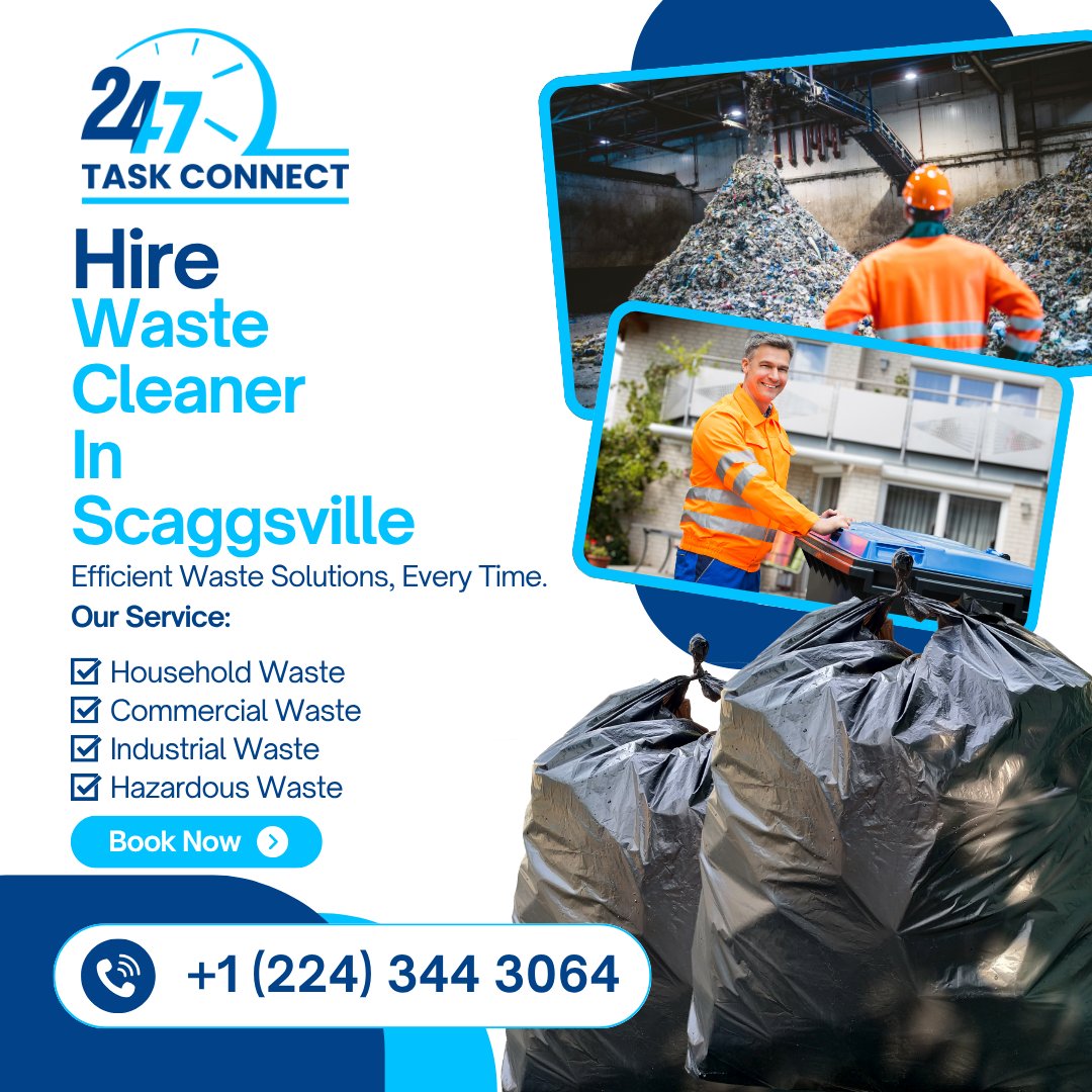 task_247's tweet image. 📞 Call Now: +1 (224) 344 3064
247taskconnect.com/hire-waste-man…
🗑️ Need Efficient Waste Management in Scaggsville?
🚛 Residential &amp;amp; Commercial Waste Pickup
♻️ Responsible &amp;amp; Eco-Friendly Disposal
#ScaggsvilleWasteManagement #247TaskConnect #JunkRemoval #EcoFriendlyService #TrashPickup #Deb