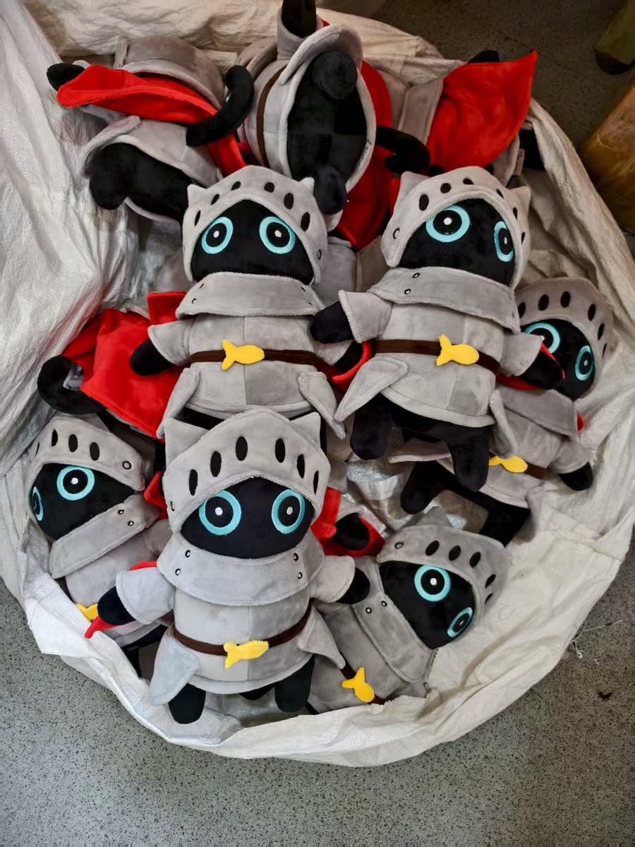 fryprai's tweet image. Cat knights are all made!! Wait for them!!
#plush