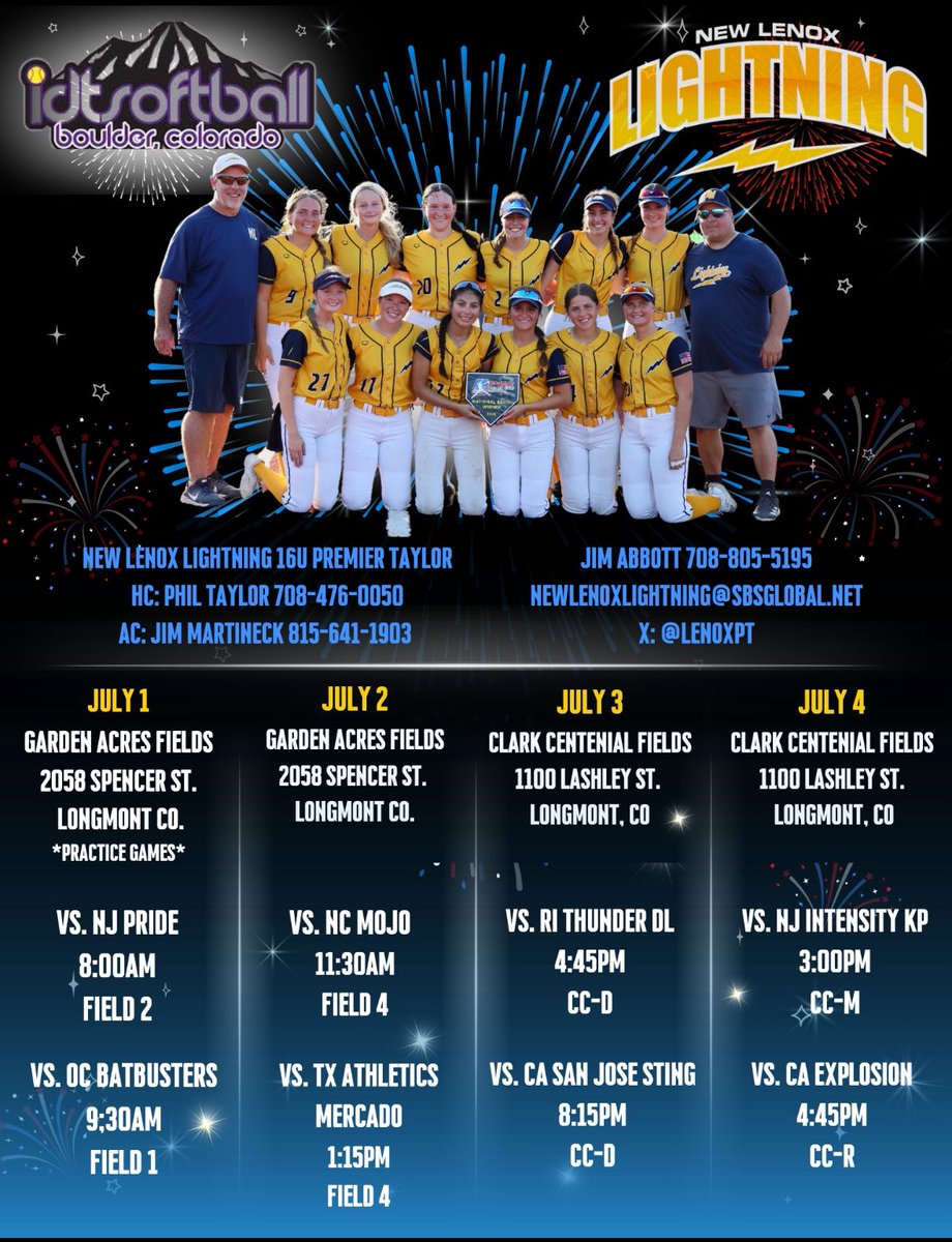 Mia Bellucci (@miabellucci06) on Twitter photo Going to Colorado, come watch my team and I play!! Also can’t wait to spend the 4th playing ball with the girls I love most!! <a href="/HCrossSB/">Holy Cross Softball</a> <a href="/Softball_ONU/">Olivet Nazarene Softball</a> <a href="/LewisSoftball/">Lewis Softball</a> <a href="/LenoxPt/">New Lenox Lightning 16U PT</a> <a href="/NLL18UGold/">New Lenox Lightning 18U Gold</a> <a href="/SequoitSoftball/">Sequoit Softball</a> Going to Colorado, come watch my team and I play!! Also can’t wait to spend the 4th playing ball with the girls I love most!! <a href="/HCrossSB/">Holy Cross Softball</a> <a href="/Softball_ONU/">Olivet Nazarene Softball</a> <a href="/LewisSoftball/">Lewis Softball</a> <a href="/LenoxPt/">New Lenox Lightning 16U PT</a> <a href="/NLL18UGold/">New Lenox Lightning 18U Gold</a> <a href="/SequoitSoftball/">Sequoit Softball</a>