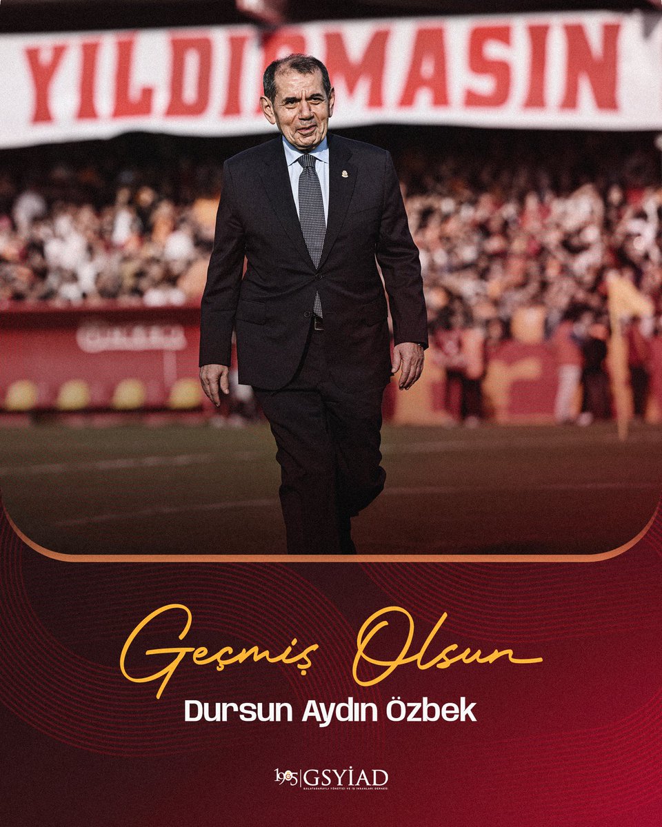 Galatasaray Spor Kulübü Başkanı Sayın Dursun Aydın Özbek’e geçirmiş olduğu başarılı operasyon nedeniyle geçmiş olsun dileklerimizi iletiyoruz.