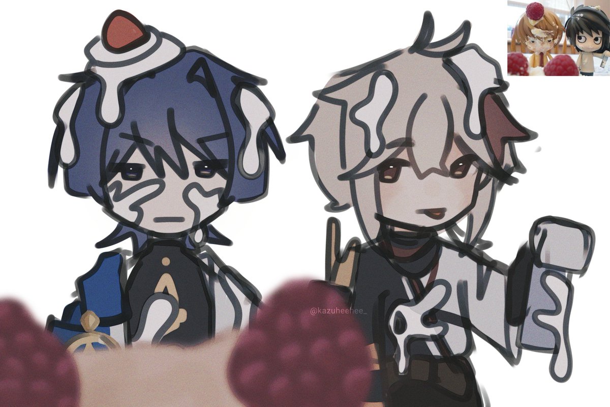 kazuheehee_'s tweet photo. helloe i made this in a rush
#原神 #kazuscara https://t.co/7IbqA0jm7c