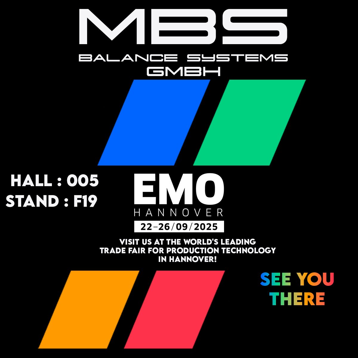 mbsbalance_GmbH's tweet photo. MBS Balans at EMO Hannover! We welcome you to our booth to see our high precision balancing solutions in action. 
https://t.co/hjFHC7ThsV
#MBSBalance #EMOHannover #IndustrialFair #BalancingMachine #Balance #Germany #DEUTSCHLAND #Bilanz #Messe #Hanover #Hannover #Almanya https://t.co/Sqf8fNI4Ci