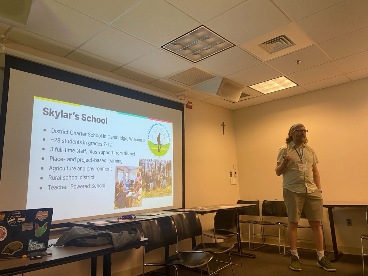 Caught in action at #AERO2025, work from more of our #teacherpowered ambassadors crew! We see you Skylar &amp; Zaynab! 

For more info on how to get ambassadors to present at your conference, send us a DM or check out Teacherpowered.org!