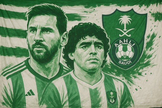 #MessiToAhliJeddah