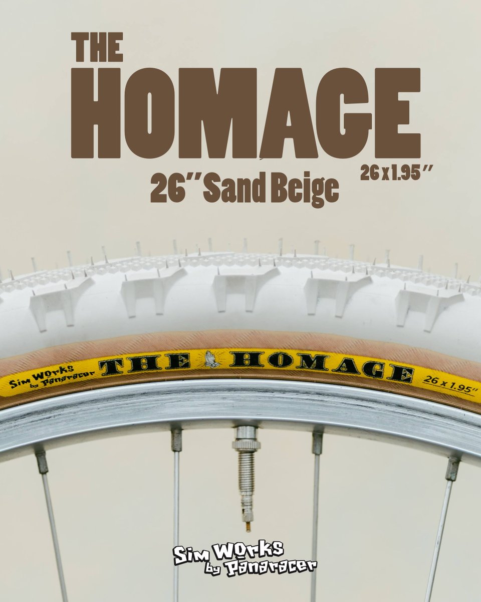 ２６インチの自転車をもう一度乗るきっかけになれば。
sim-works.com/news/the-homag…
Homage 26インチ限定のベージュカラー