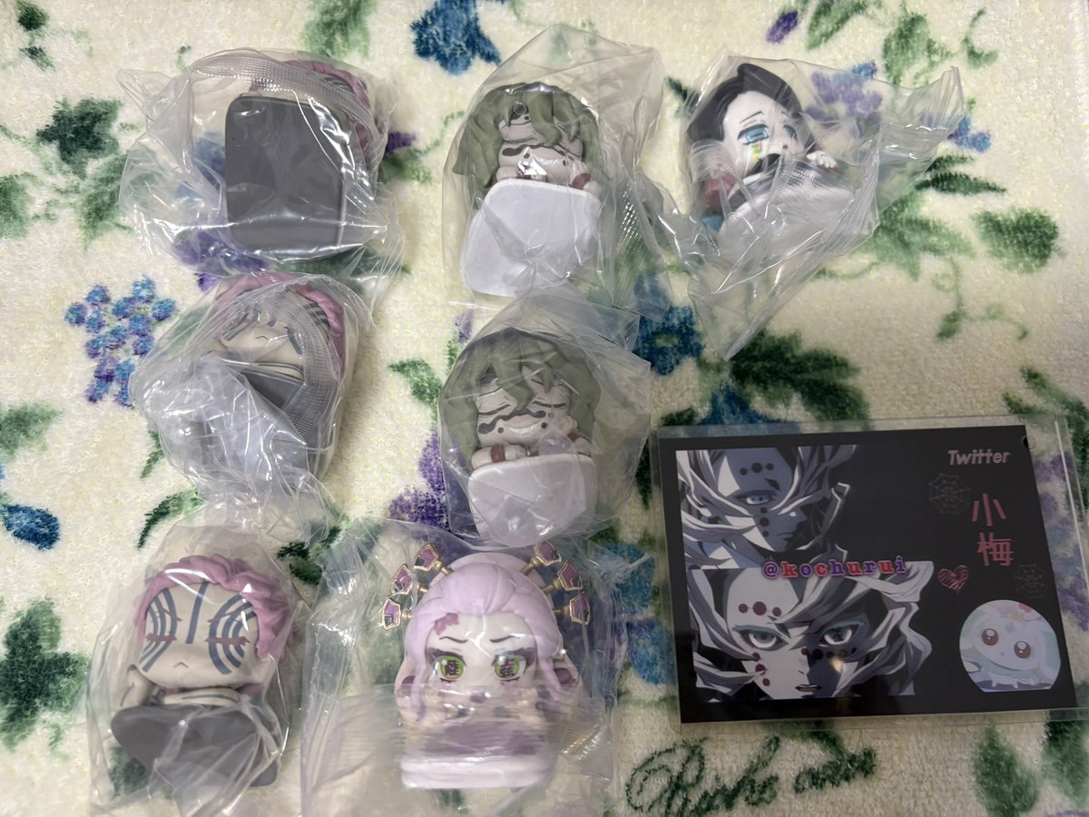 kochurui's tweet photo. 【交換】鬼滅の刃 おねむたん アースカラー
拾ノ型 にどね

譲＝猗窩座3、妓夫太郎2、堕姫、魘夢

求＝累

🐼纏めての交換の方優先
🐼郵送希望
お気軽にお声掛けください。 https://t.co/oCpJMLh0WS