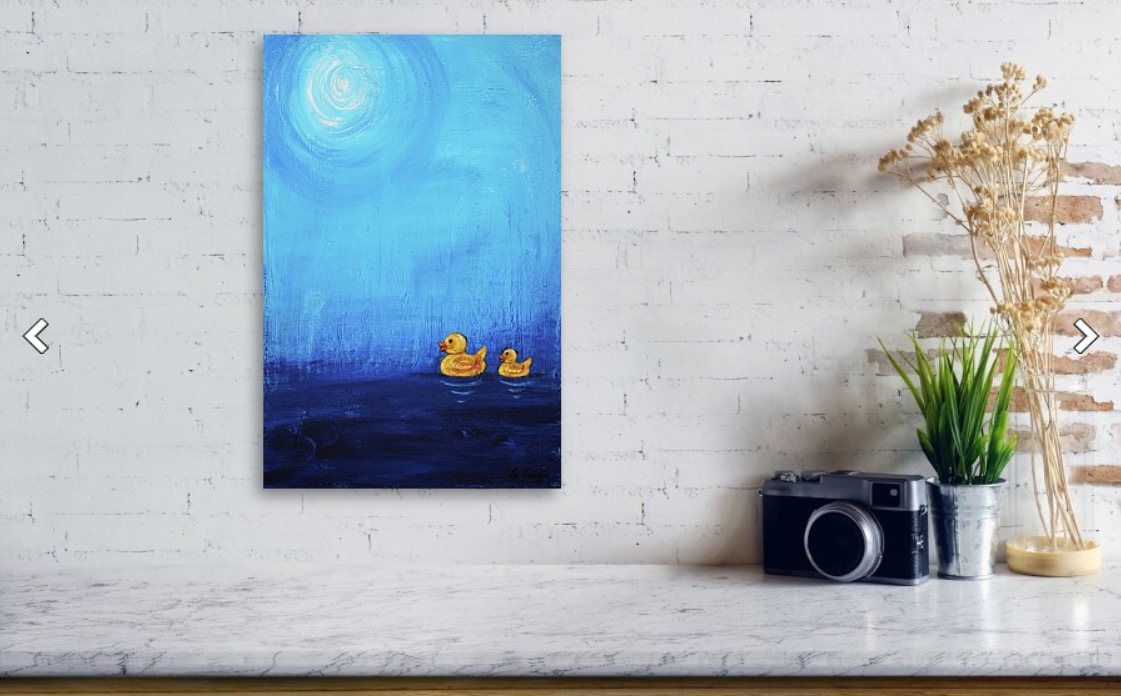 Terracegallery's tweet image. I Will Follow You: fineartamerica.com/featured/i-wil… #blue #art #duck #ducks #rubberducky #ducky #cute #fun #artwork #lakehouse #rustic #country #nursery #babies #children #bathrooms #buyintoart by #SharonCummingsArt