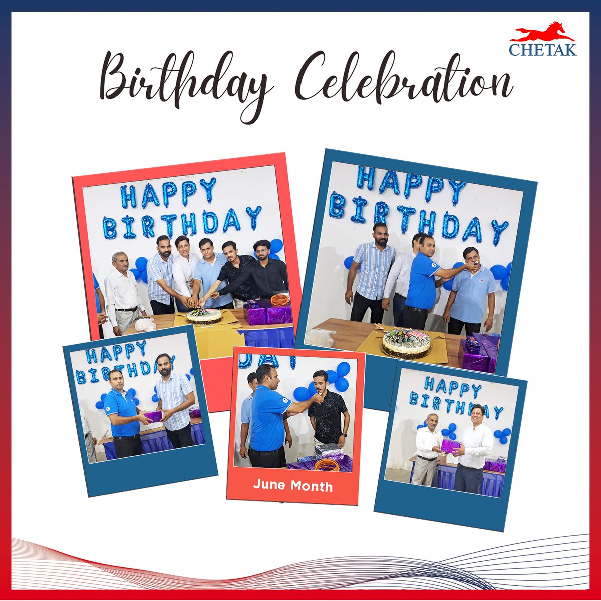 ChetakLogistics's tweet photo. Monthly #birthday #celebrations at Chetak are a cherished tradition creates excitement and inculcates a sense of belonging.

#ChetakCelebrates #BirthdayTraditions #TeamSpirit #BelongingAtChetak #EmployeeEngagement #ChetakFamily #MonthlyCelebrations #TeamTogetherness https://t.co/ocvPqHQtJR