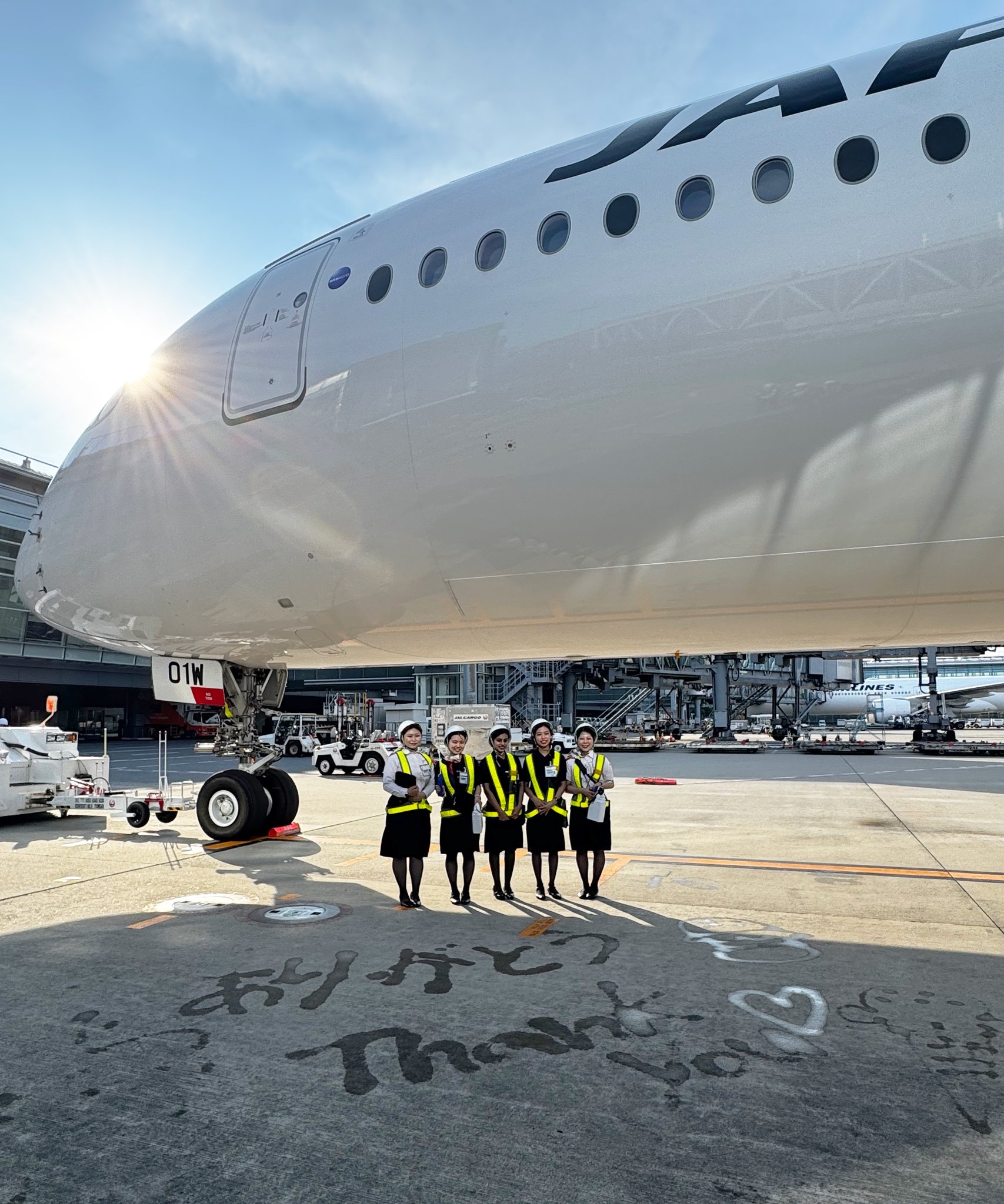 【1点限り】JAL A350-1000羽田-NY初便限定記念品　新品未使用 1点限り】JAL A350-1000羽田-NY初便限定記念品 新品未使用