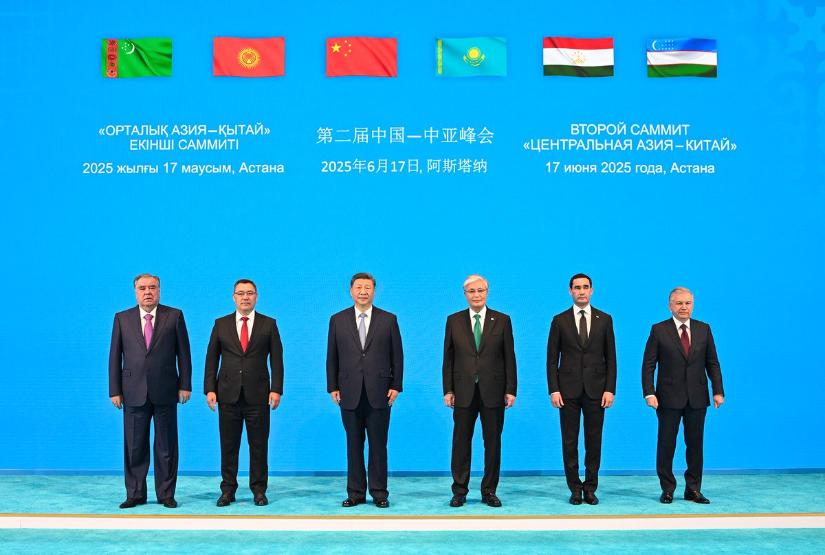 BRISL (@bri_sl) on Twitter photo China, Central Asia chart new course for partnership at Astana summit.
By <a href="/MayaMajueran/">Maya Majueran</a>
en.chinadiplomacy.org.cn/2025-06/30/con… China, Central Asia chart new course for partnership at Astana summit.
By <a href="/MayaMajueran/">Maya Majueran</a>
en.chinadiplomacy.org.cn/2025-06/30/con…