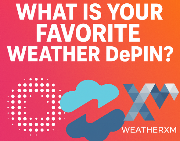 Kryptostars_IO's tweet photo. 🌦️ DePIN vs. DePIN – Who’s your go-to for weather data?
☁️ SkyX @SkyX_Network 
☁️ WeatherXM @WeatherXM 
☁️ Nubila @nubilanetwork 
⚡Vote in comments below &amp; rep your favorite!⚡
Like, Share or follow for more.
#DePIN  #Web3Weather #SkyX #WeatherXM #Nubila https://t.co/etNg8XKS8d