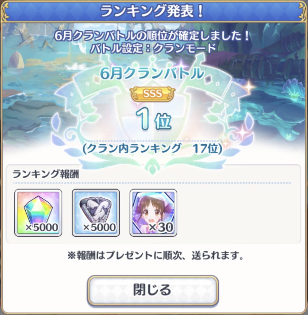 ciallooon's tweet image. 今月もクラバトお疲れ様でした〜:jougo: