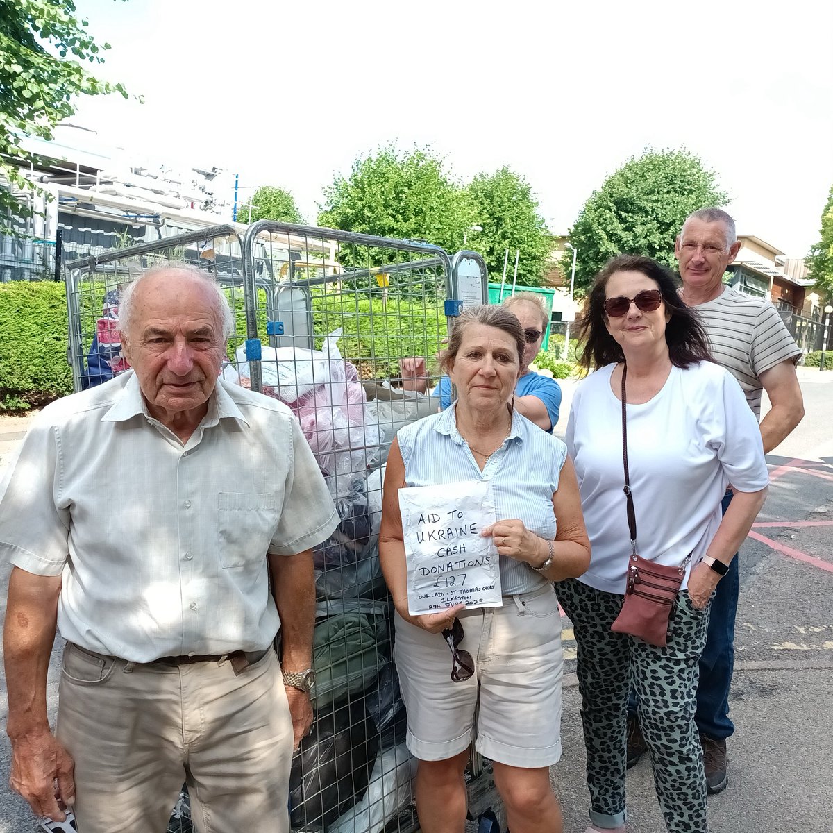Thank you to everyone who contributed to the Ilkeston Aid to Ukraine Appeal held 29th June, which also included £127 .