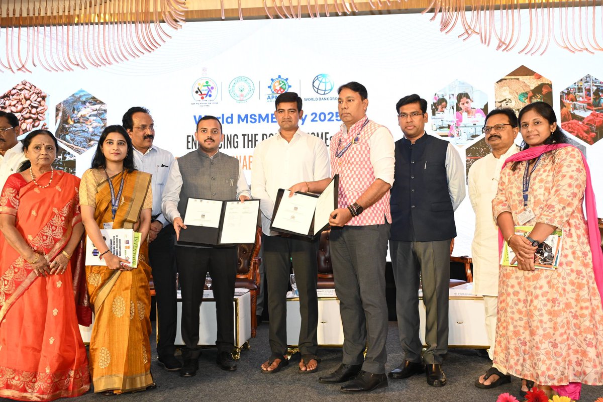 National Research Development Corporation (NRDC) (@nrdcindia1953) on Twitter photo NRDC signed an MoU with AP MSME Development Corporation during World MSME Day 2025 in Tirupati to boost tech transfer, innovation & IP support for MSMEs. <a href="/PMOIndia/">PMO India</a> <a href="/DrJitendraSingh/">Dr Jitendra Singh</a> <a href="/CSIR_IND/">CSIR, India</a> <a href="/DrNKalaiselvi/">N Kalaiselvi</a> <a href="/ficci_india/">FICCI</a> <a href="/icarindia/">Indian Council of Agricultural Research.</a> <a href="/IndiaDsir/">DSIR-INDIA</a> <a href="/investindia/">Invest India</a> <a href="/startupindia/">Startup India</a> @nitiayaog NRDC signed an MoU with AP MSME Development Corporation during World MSME Day 2025 in Tirupati to boost tech transfer, innovation & IP support for MSMEs. <a href="/PMOIndia/">PMO India</a> <a href="/DrJitendraSingh/">Dr Jitendra Singh</a> <a href="/CSIR_IND/">CSIR, India</a> <a href="/DrNKalaiselvi/">N Kalaiselvi</a> <a href="/ficci_india/">FICCI</a> <a href="/icarindia/">Indian Council of Agricultural Research.</a> <a href="/IndiaDsir/">DSIR-INDIA</a> <a href="/investindia/">Invest India</a> <a href="/startupindia/">Startup India</a> @nitiayaog