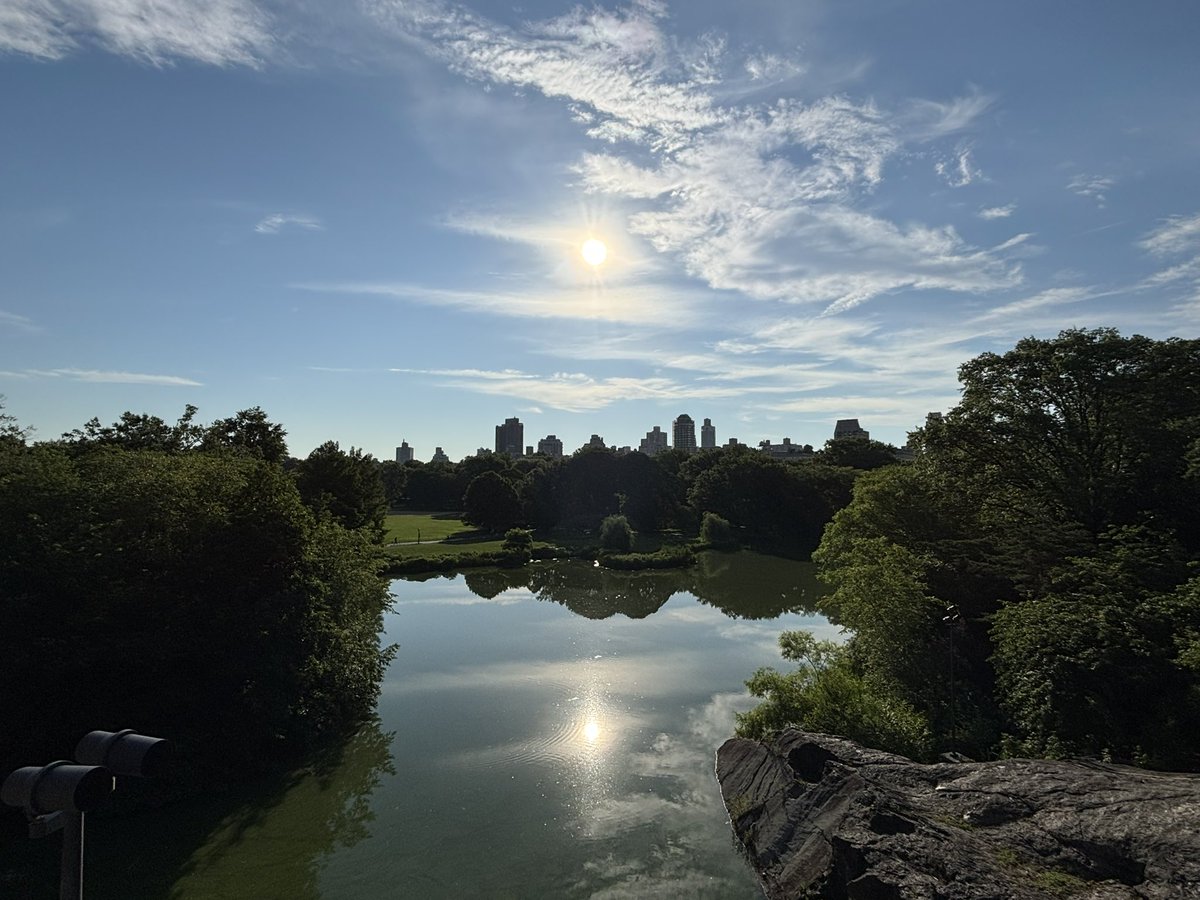 lorifaithnyc's tweet photo. Happy Monday 😎. Let the new week begin. #mymorningwalk #sunrising #MondayMorning @CentralParkNYC https://t.co/DZloYKWDqT