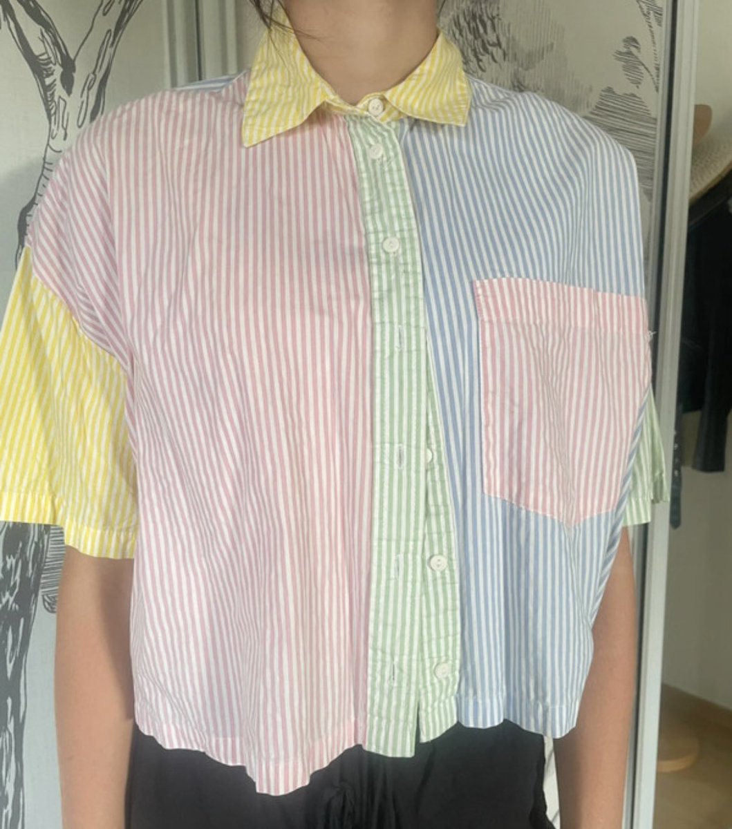 vous voyez cette chemise que j’ai vu sur vinted? elle me fait trop penser aux demoiselles de Rochefort et je sais que vous allez voir ce que je veux dire