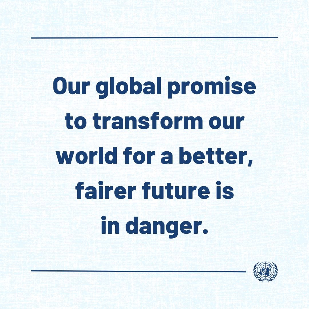 As our global promise to transform our world for a better future is in danger, the #FFD4 Conference aims to accelerate investment in the #GlobalGoals &amp; to restore a measure of fairness &amp; justice for all.

I am proud to be part of this important &amp; ambitious effort.