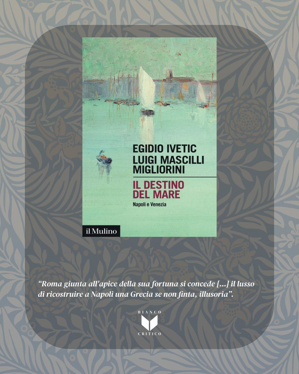Bianco Critico (@biancocritico) on Twitter photo Napoli e Venezia vengono raccontate attraverso le diversità che le rendono uniche, e quel mare che le avvicina. In loro passa la Storia d'Italia; sono entrambe aperte al mondo da sempre, con scambi e influenze culturali vaste e profonde.
<a href="/edizionimulino/">Edizioni del Mulino</a> Napoli e Venezia vengono raccontate attraverso le diversità che le rendono uniche, e quel mare che le avvicina. In loro passa la Storia d'Italia; sono entrambe aperte al mondo da sempre, con scambi e influenze culturali vaste e profonde.
<a href="/edizionimulino/">Edizioni del Mulino</a>