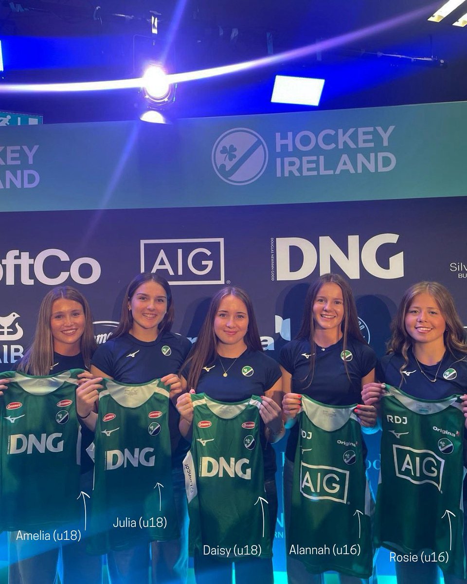 Proud moments all around 🌟 Huge congratulations to our U16 and U18 girls who received their Irish jerseys over the weekend— an unforgettable milestone for an incredible group of players! 🇮🇪💚