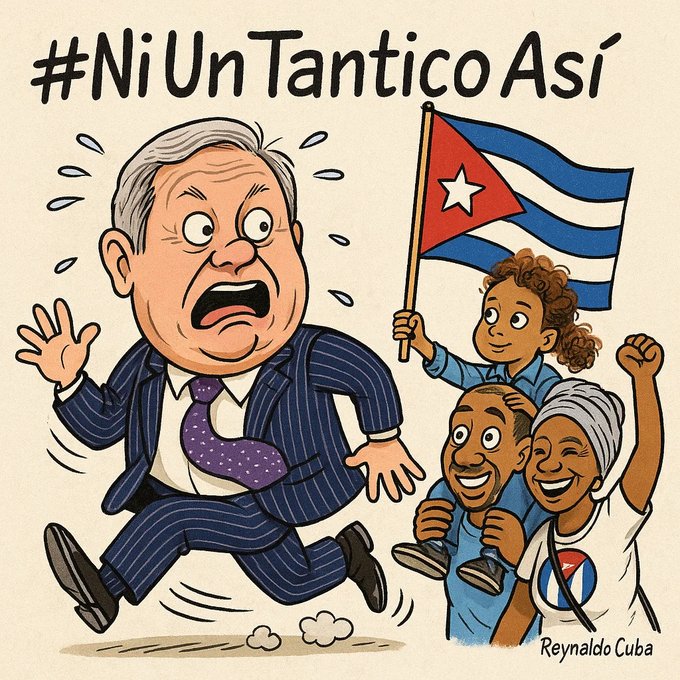 🌵🇨🇺
No nos da la gana de ser colonia de nadie.  Señor Hammer.

#NiUnTanticoAsí #ClaridadTunera