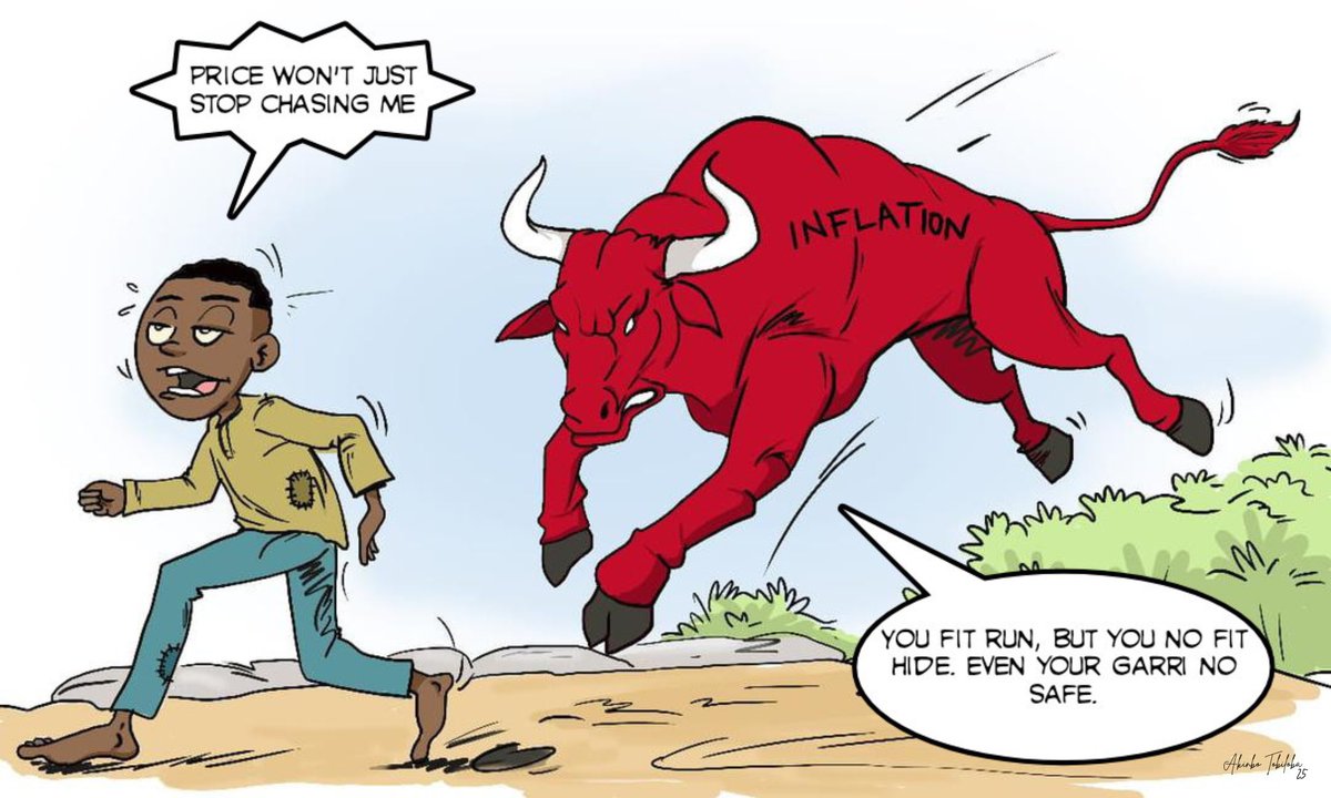LeeTobbie's tweet image. A perfect snapshot of the Nigerian hustle.

#InflationChase #SurvivingNaija #EconomicStruggles #Editorialillustrations