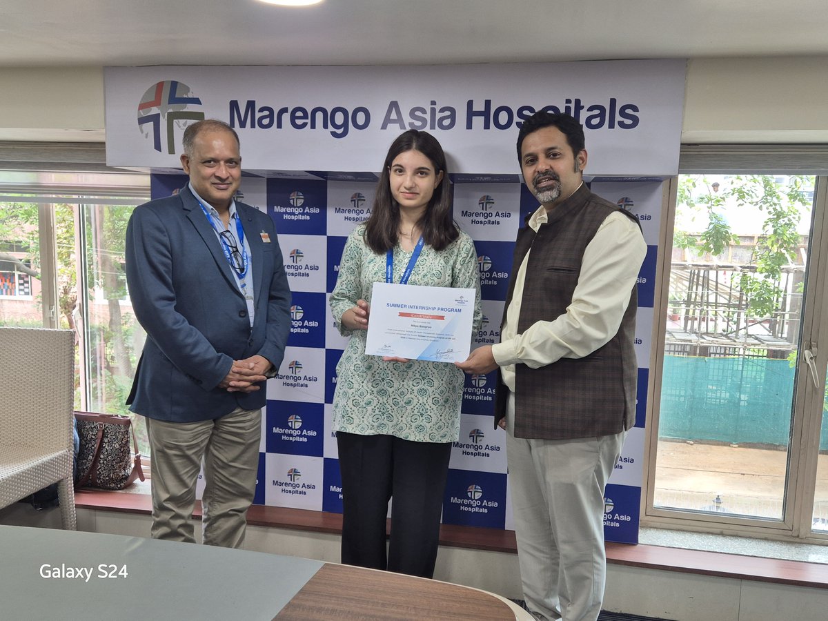 IIHMR Delhi (@iihmrdelhi) on Twitter photo Proud to see our first-year students felicitated by <a href="/marengoasia/">Marengo Asia Hospitals</a> for their excellent summer training!
Congratulations to our future leaders, and a huge thank you to Marengo Hospital for their invaluable mentorship and partnership.
#IIHMRDelhi #StudentAchievement Proud to see our first-year students felicitated by <a href="/marengoasia/">Marengo Asia Hospitals</a> for their excellent summer training!
Congratulations to our future leaders, and a huge thank you to Marengo Hospital for their invaluable mentorship and partnership.
#IIHMRDelhi #StudentAchievement