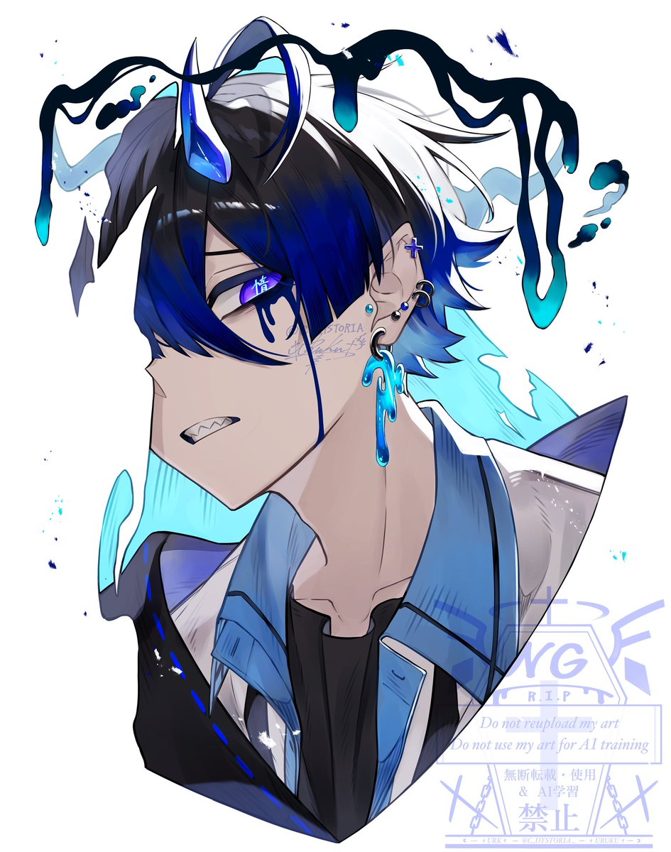 C_DYSTORIA_'s tweet image. #2025年自分が選ぶ今年上半期の4枚

苦手な縦イラストを誤魔化しつつ練習してたつもりでした……✞✟