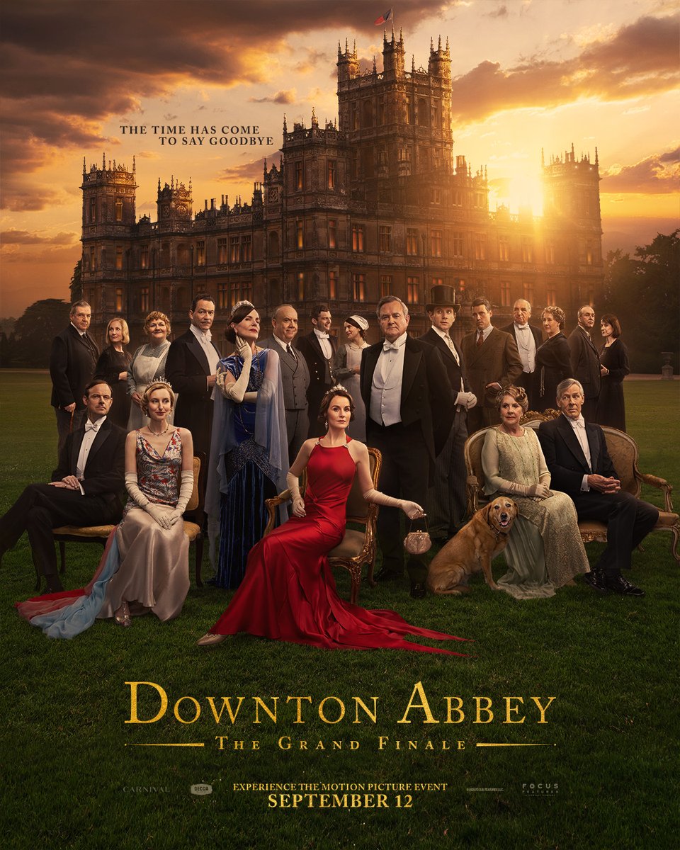DowntonAbbey's tweet image. Long live Downton Abbey. The motion picture event returns September 12.