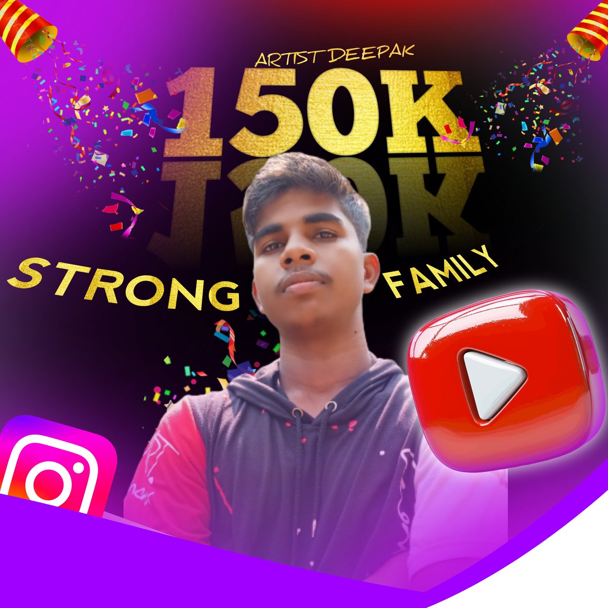 ArtWithDeepak24's tweet photo. Guys It's Very Special Day For Me But Nobody Wish Me 😭 #150k #YouTube #ArtistOnTwitter https://t.co/42rKfy7JmN