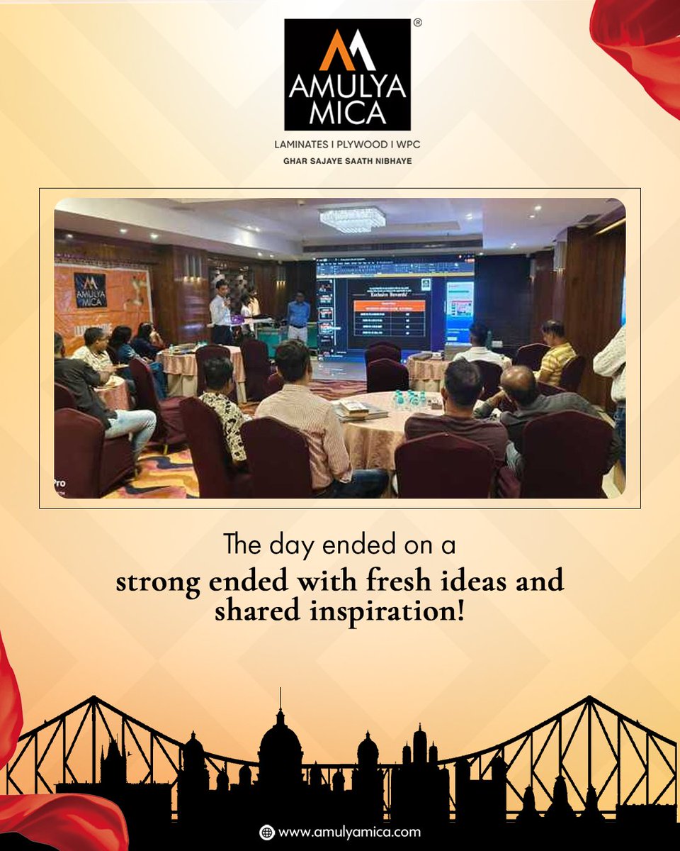 Amulya_Mica's tweet image. Interior experts gathered at Shirdi Plywood Agency, Asansol, for a creative session on smart and stylish surface solutions. Held on 21st June 2025.
- - - - -
🌐: amulyamica.com
- - - - -
#AmulyaMica #InteriorDesignMeet #SmartSurfaces