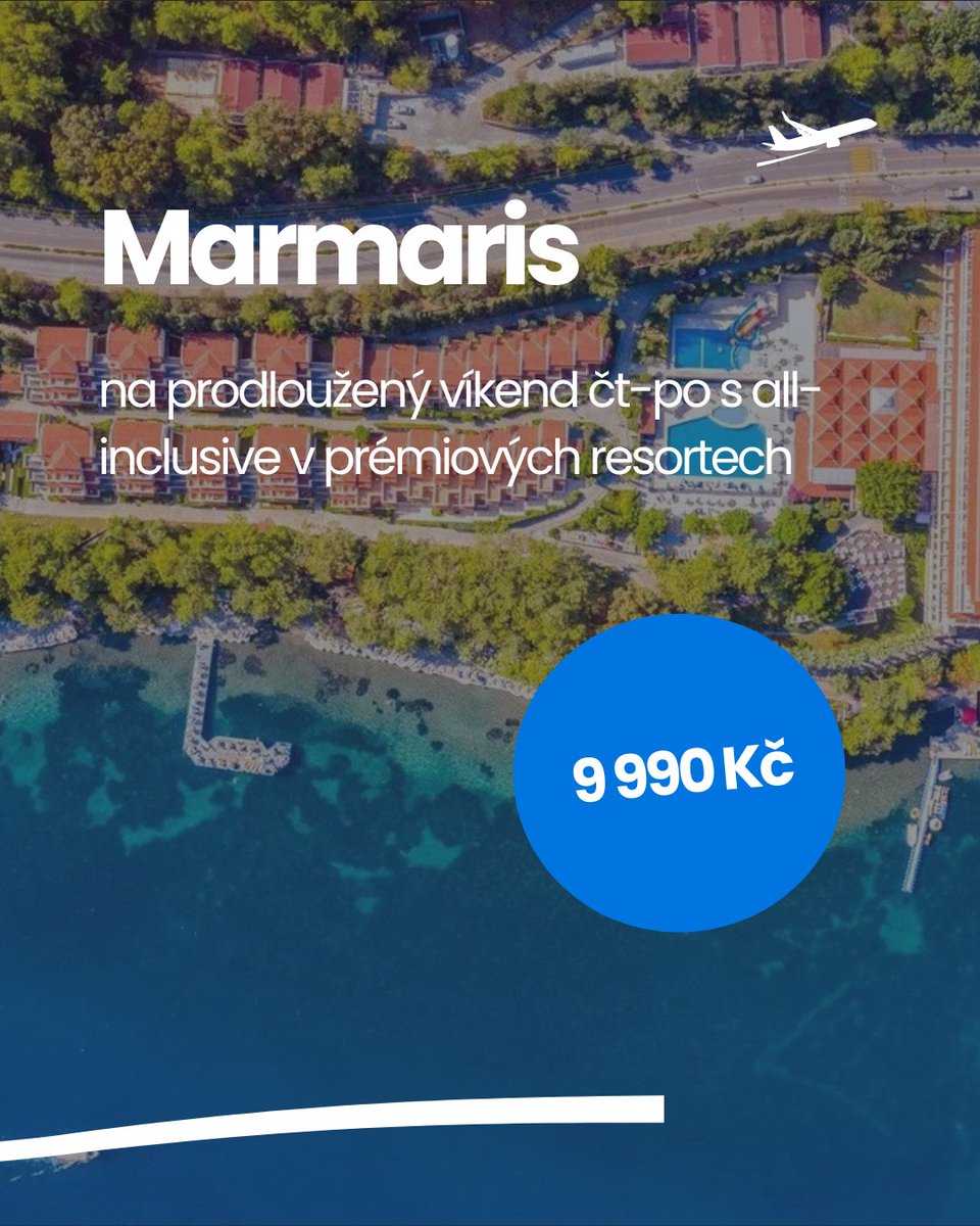 Nech se hýčkat v prémiových 5* resortech v letovisku Marmaris 😱🏖️ během prodlouženého víkendu 🤗👇 cestujlevne.com/akcni-letenky/…