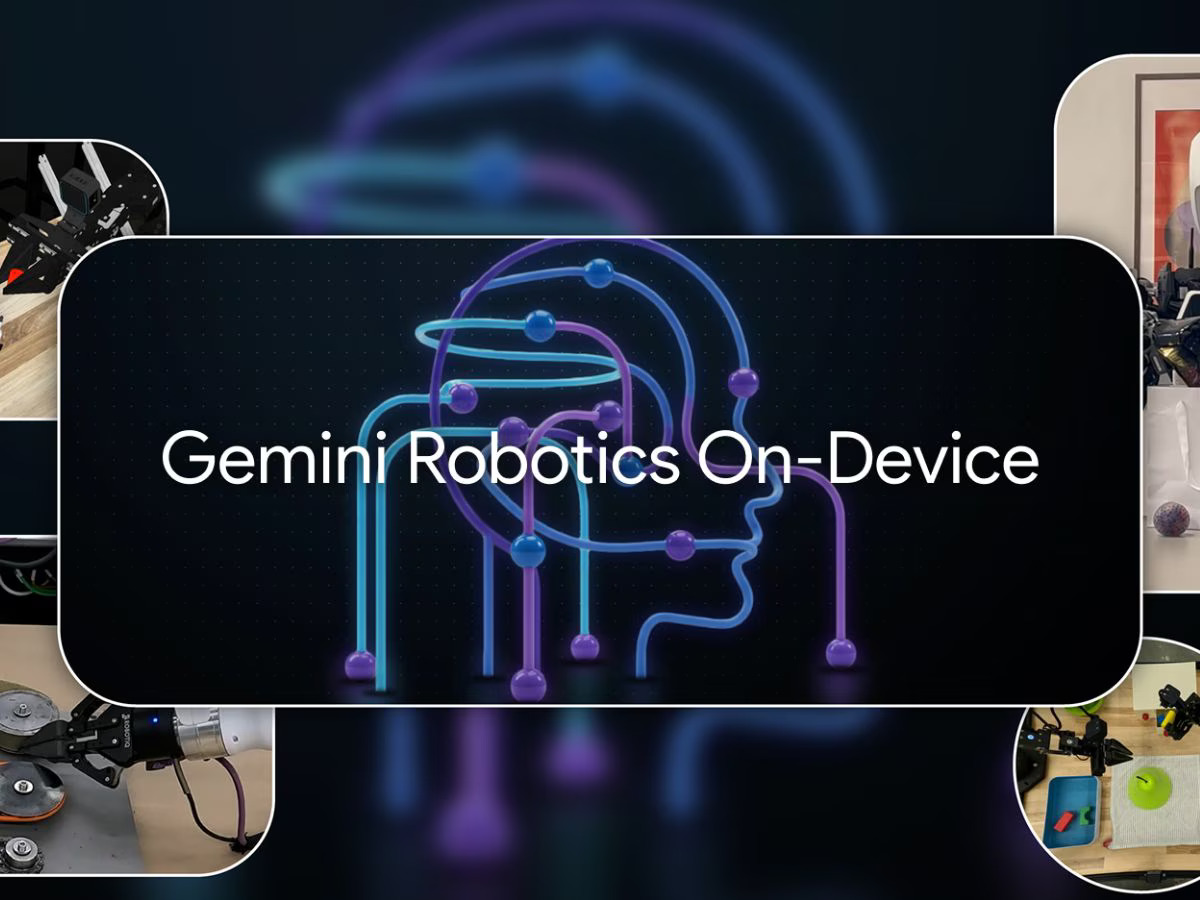 TeamOnwords's tweet image. Google DeepMind introduces on-device Gemini AI model for robots

Google DeepMind unveils Gemini Robotics On-Device, a VLA model for real-world dexterity with low compute &amp;amp; no network need. SDK is to test in MuJoCo &amp;amp; adapt with 50–100 demos. #DeepMind #GeminiRobotics #AI #Robotics