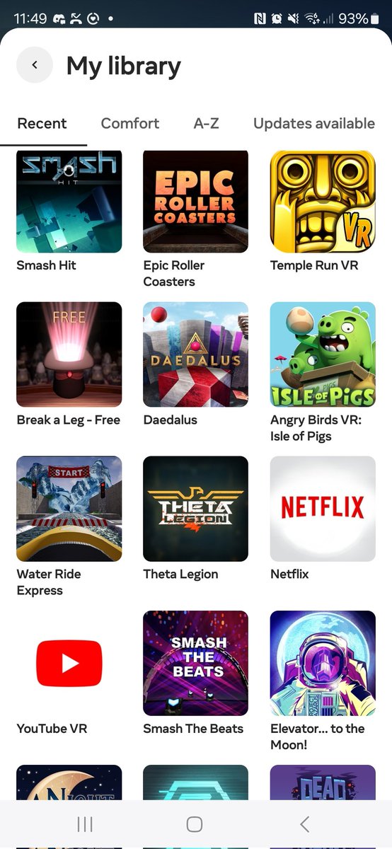 Clickster15's tweet image. The Oculus Go was my first VR headset, was going through my Library earlier. I feel an urge to charge up and play some Smash Hit 😁