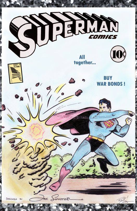 macandtrouble's tweet photo. Today, June 30 was the day that Superman 1st appeared in Action Comics #1 -created by Jerry Siegel and Joe Shuster !!
This was a cover mock-up using unfinished Shuster pencils -it was done for the Smithsonian Institution.
#superman #DC #dccomics #comics #seigel #shuster https://t.co/2ckQGCReM4