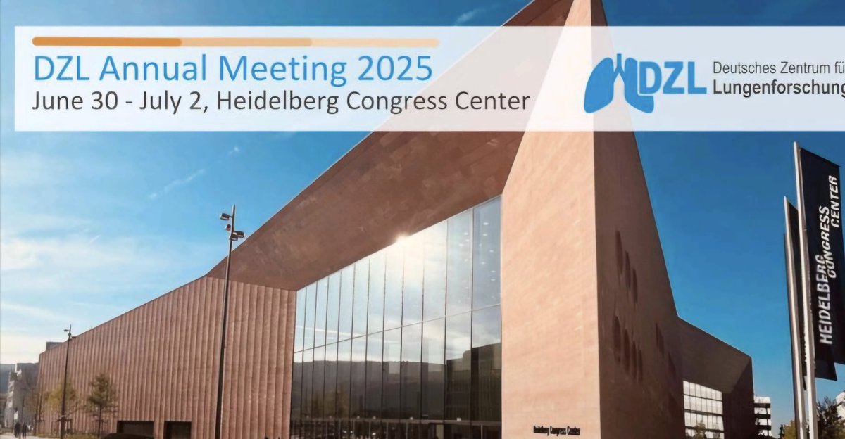 The DZL Academy (@dzlacademy) on Twitter photo The German Center for Lung Research (Deutsches Zentrum für Lungenforschung, DZL) kicks off its 2025 Annual General Meeting today, hosted by the DZL Heidelberg campus, the Translational Lung Research Center Heidelberg. #DZL2025 <a href="/bmftr_bund/">BMFTR</a> <a href="/DLR_de/">DLR_de</a> <a href="/DLR_en/">DLR - English</a> <a href="/DZG_Forschen/">Deutsche Zentren der Gesundheitsforschung (DZG)</a> The German Center for Lung Research (Deutsches Zentrum für Lungenforschung, DZL) kicks off its 2025 Annual General Meeting today, hosted by the DZL Heidelberg campus, the Translational Lung Research Center Heidelberg. #DZL2025 <a href="/bmftr_bund/">BMFTR</a> <a href="/DLR_de/">DLR_de</a> <a href="/DLR_en/">DLR - English</a> <a href="/DZG_Forschen/">Deutsche Zentren der Gesundheitsforschung (DZG)</a>