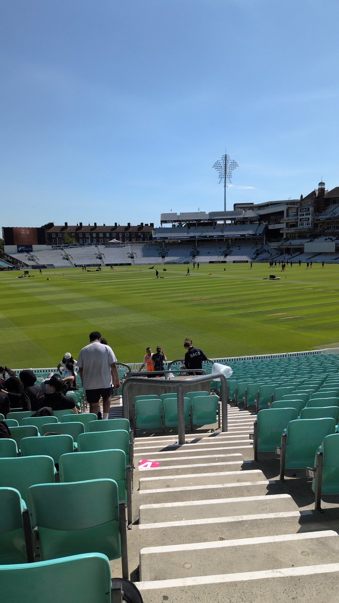 Lovely day for a spot of cricket watching a batting masterclass from Surrey against Durham