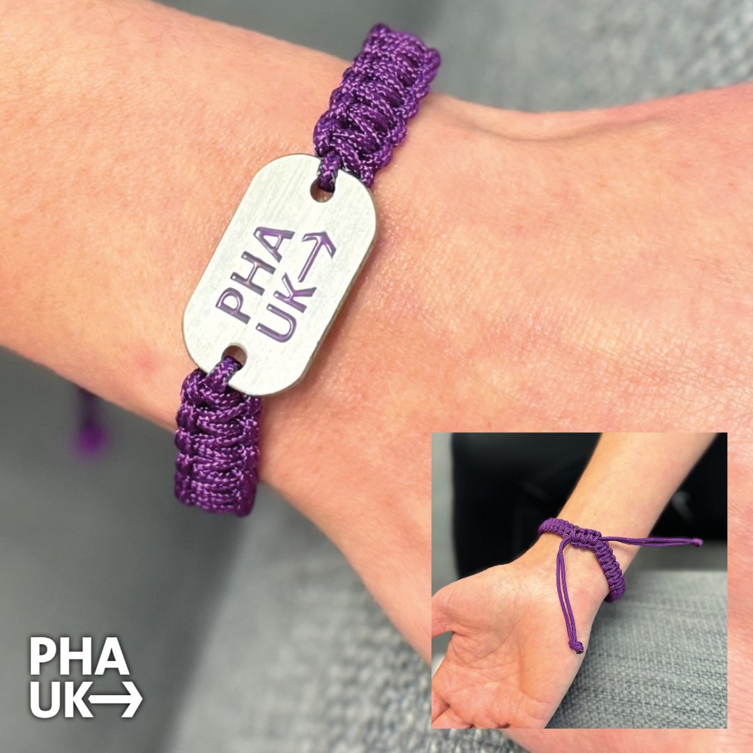 PHA_UK's tweet image. Show your support this summer with our woven bands...
Wear alone, or give one to someone else too as a friendship bracelet. They are fully adjustable, so fit all wrist sizes, and cost just £8 each (or two for £12).
Order yours at phauk.org/bracelets 💜