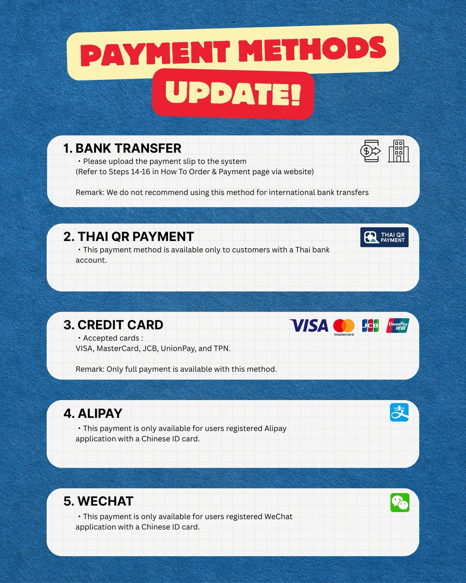 📢 Payment methods update!

More details : wvsuofficial.com/howto-order

#wvsu #norulesfreakincool