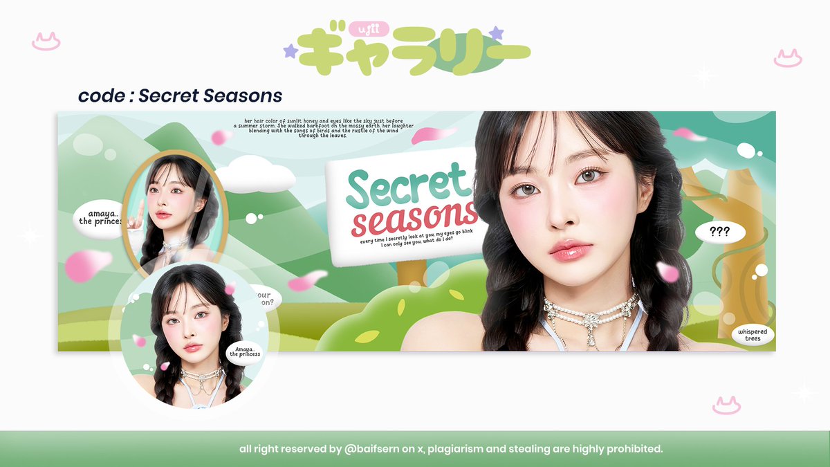 baifsern's tweet photo. [ Any interactions will be appreciated 🦄 ] 

Annyeong! Aku ada 4 template layout desain yang bisa ditake via DM dengan harga 150k/each yaa,Detail di tweet bawah yaa 

File bisa IPV/PSD, &amp; bisa booked dulu.

Jangan lupa baca TNC 🌷

#zonauang #zonaba https://t.co/MgabPxVJ3m
