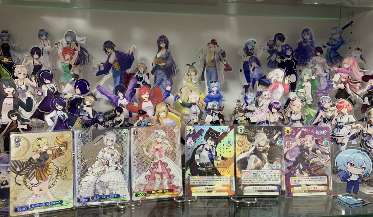 CHARON0722's tweet photo. 投稿してなかったけど、買ってました！
ゐぶきのシリアル当たってすごく嬉しかった！！
ヴァイスのSECが当たらなかったのは悔やまれる…
#あおぎりTCG自慢 https://t.co/WLxUABBwhp