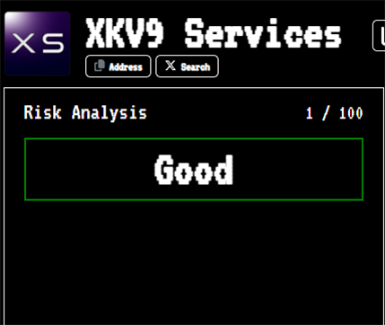 XKV9Services's tweet photo. 🔒 $XKV9 liquidity relocked on Streamflow!
✅ RugCheck score: 1/100 (lowest risk)
📜 Token: 8Fa7CqPcYo2hiLy5zV9Ts1p9aQgupqHWJLWVNxRan6Hd

🔗 Lock: https://t.co/KmTb9V0JFj
🛡️ Score: https://t.co/WpNsvTrSSo

Built for trust. Locked for safety.

#Solana #XKV9 #RugCheck #Streamflow #DeFi #CryptoSecurity #LiquidityLock #TokenSafety